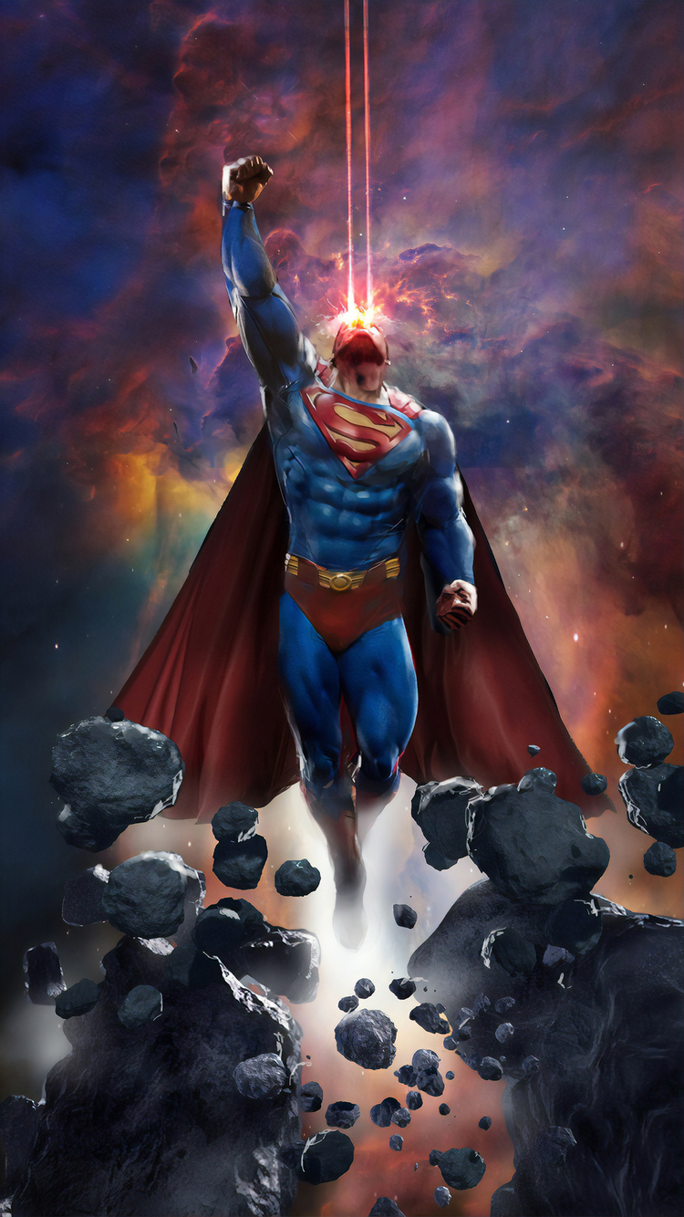 750x1334 Artwork New Superman iPhone 6, iPhone 6S, iPhone 7 HD 4k Wallpapers,  Images, Backgrounds, Photos and Pictures