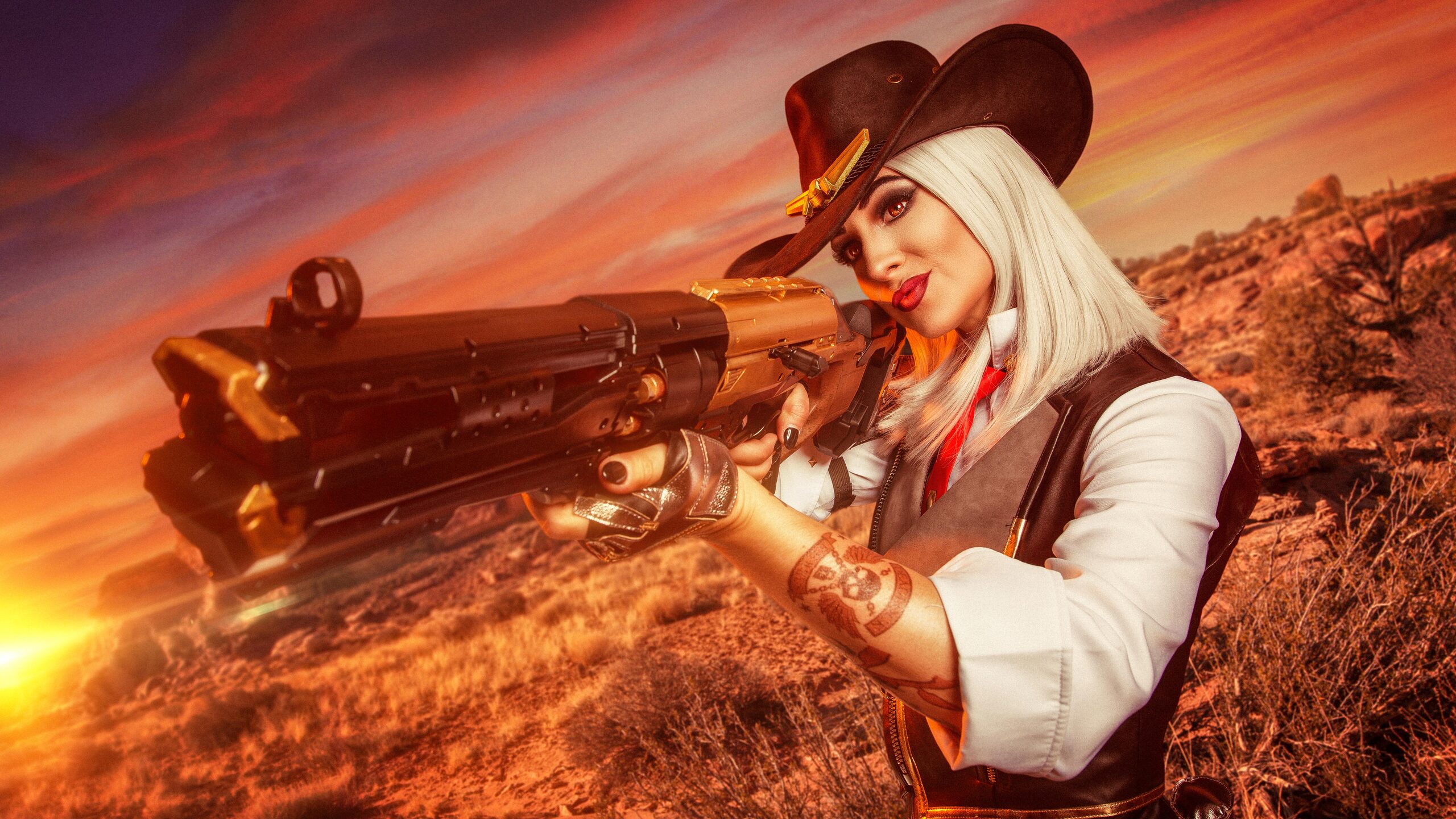 2560x1440 Ashe Overwatch Cosplay 5k 1440P Resolution ,HD 4k Wallpapers ...