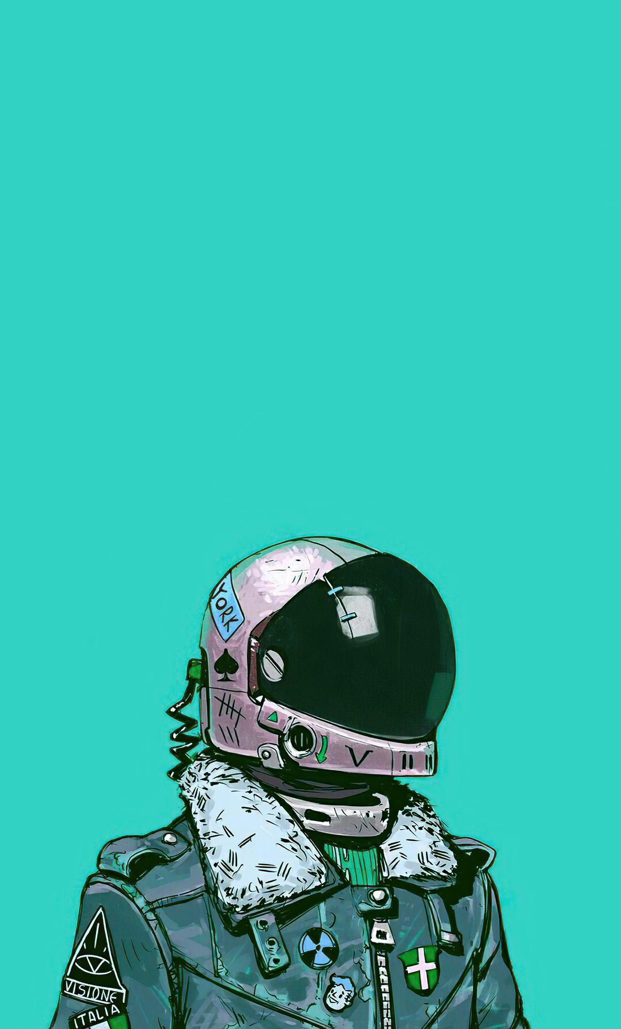 1280x2120 Astronaut Comic Art 4k iPhone 6+ HD 4k Wallpapers, Images,  Backgrounds, Photos and Pictures