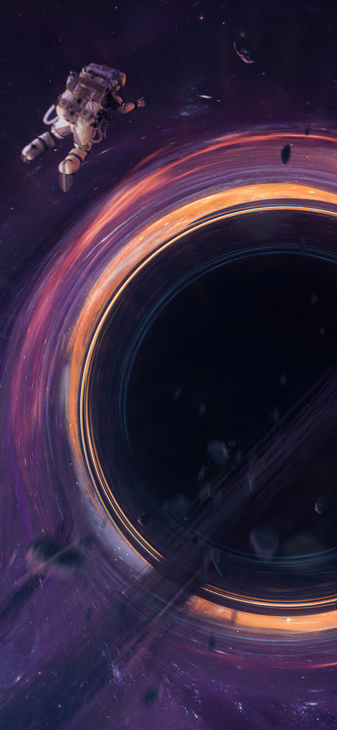 1125x2436 Astronaut Entering Black Hole 4k Iphone XS,Iphone 10,Iphone X ...