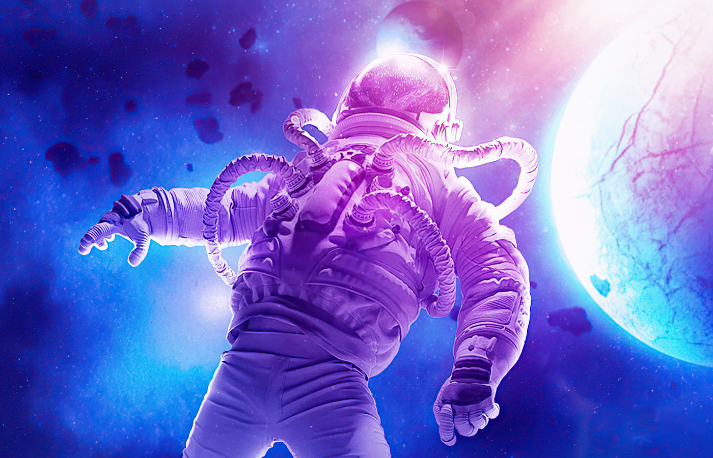 1400x900 Astronaut In Another Universe 4k Wallpaper,1400x900 Resolution ...