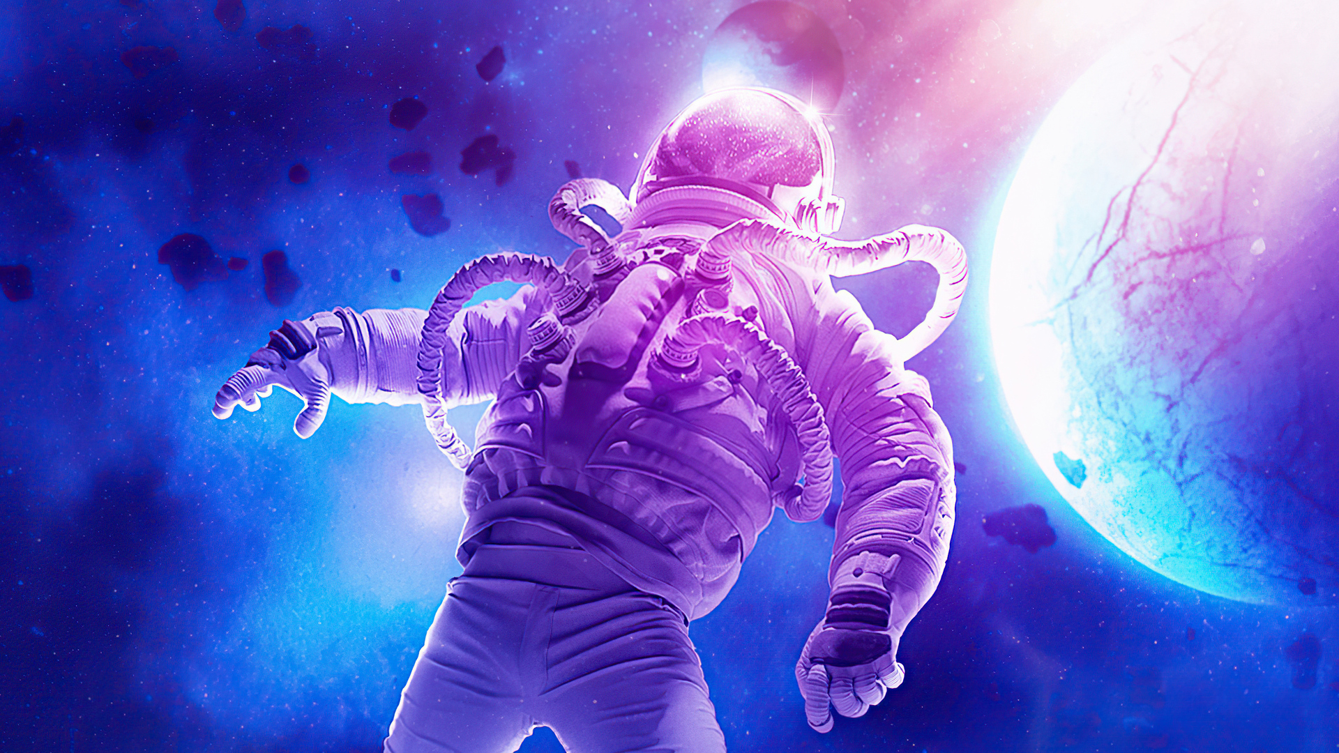 1920x1080 Astronaut In Another Universe 4k Laptop Full HD 1080P ,HD 4k