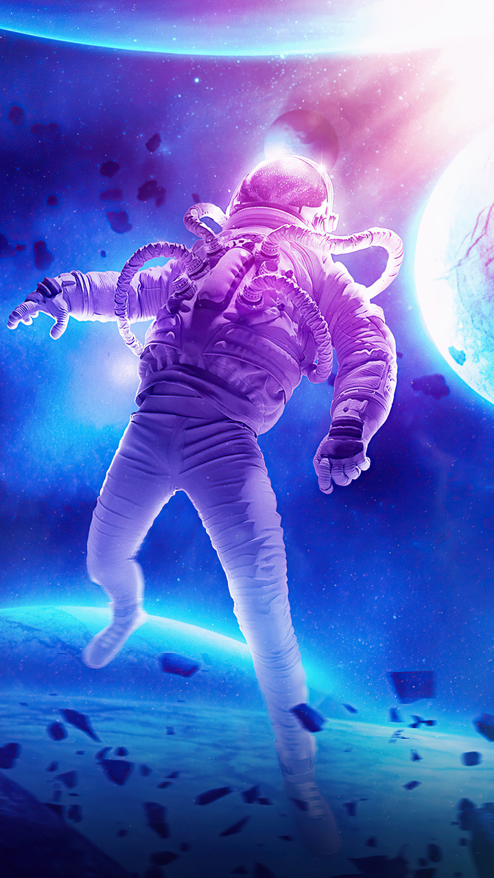 720x1280 Astronaut In Another Universe 4k Moto G,X Xperia Z1,Z3 Compact,Galaxy  S3,Note II,Nexus HD 4k Wallpapers, Images, Backgrounds, Photos and Pictures