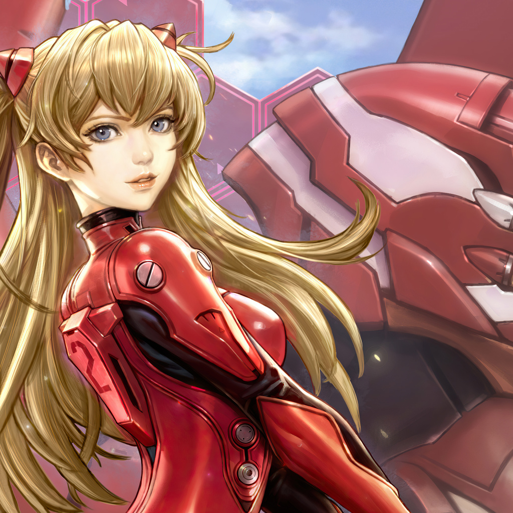 1024x1024 Asuka Langley Soryu Evangelion 5k 1024x1024 Resolution HD 4k ...