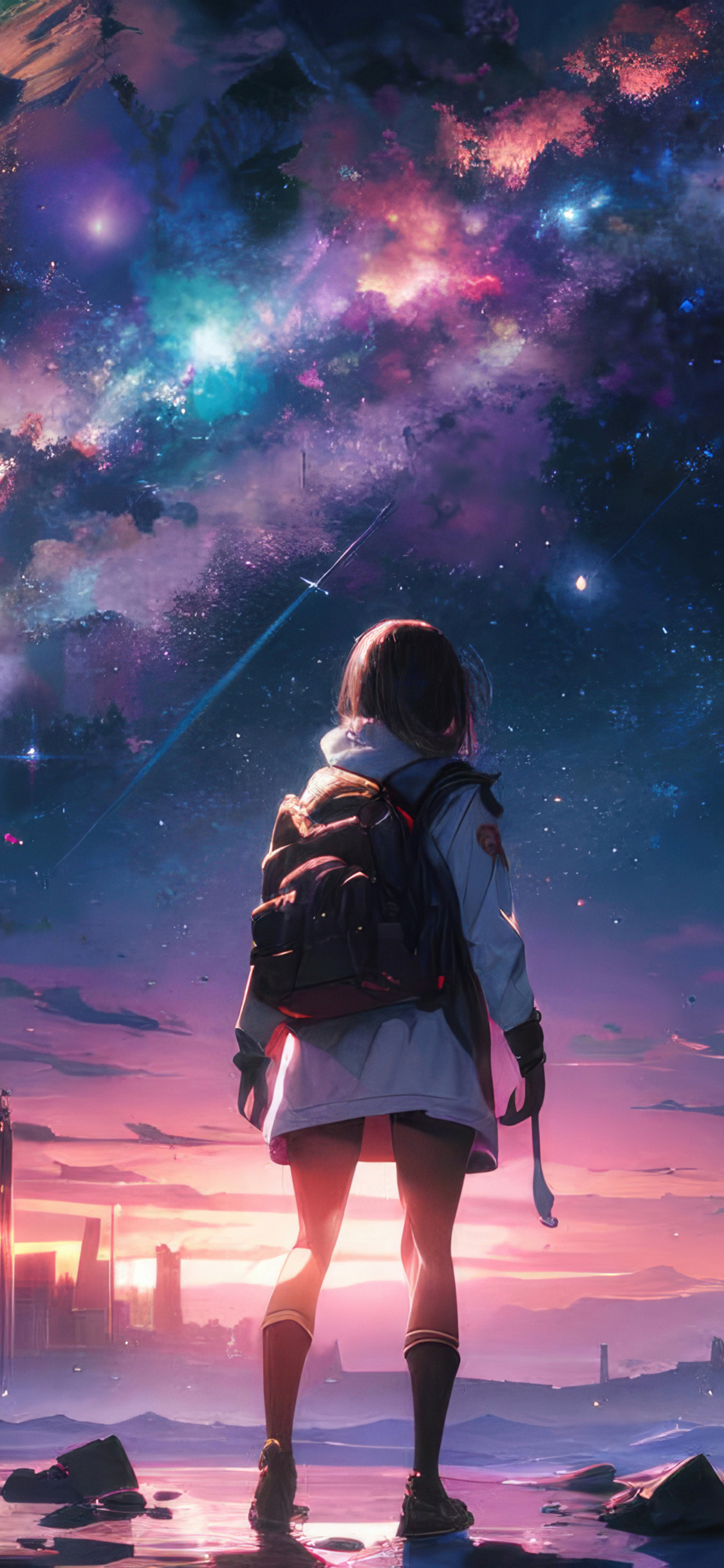 Andromeda Constellations: Celestial AI Anime Characters Stock Illustration  - Illustration of creates, constellations: 283617782