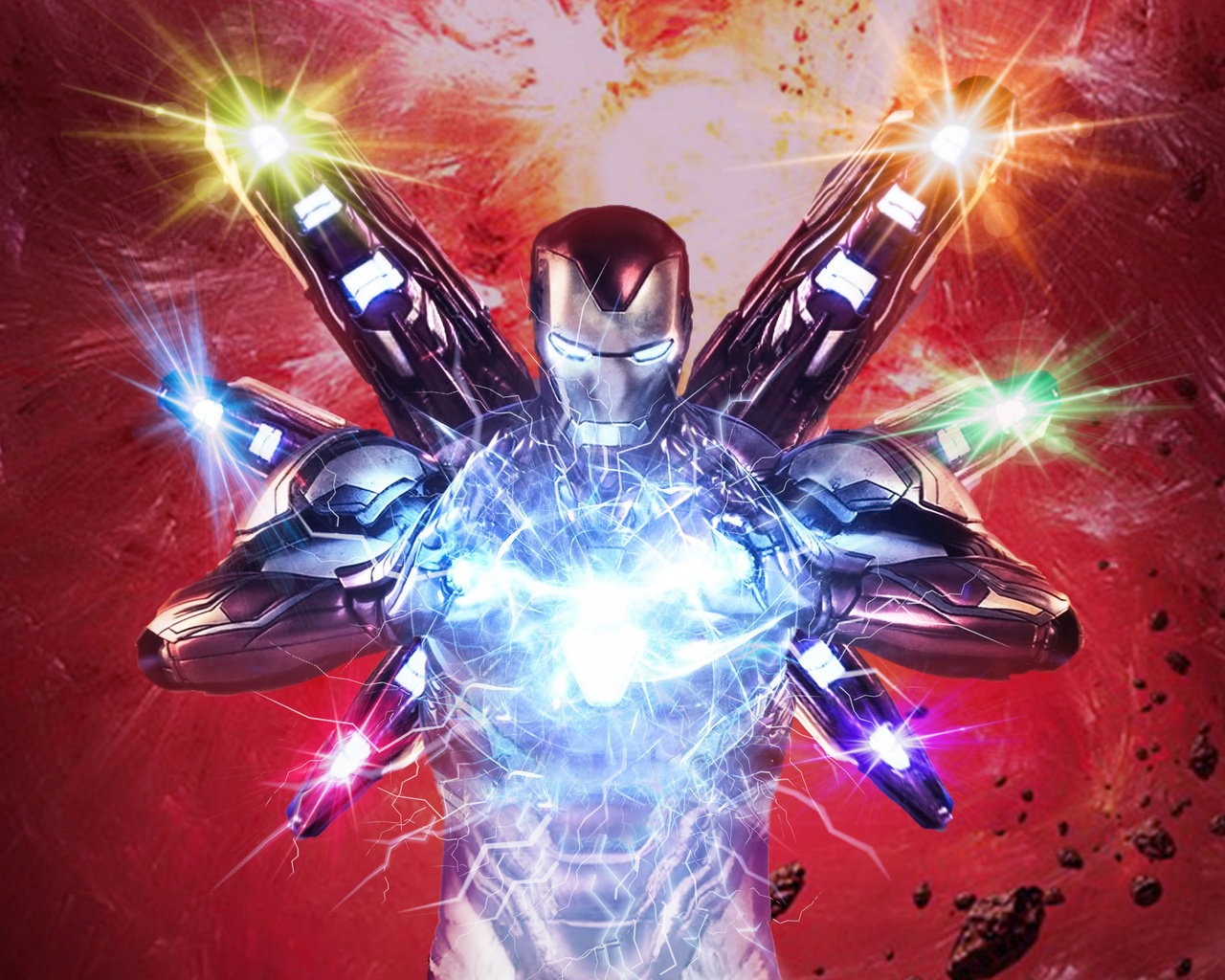 1280x1024 Avengers Endgame New Infinity Gauntlet Suit Wallpaper ...