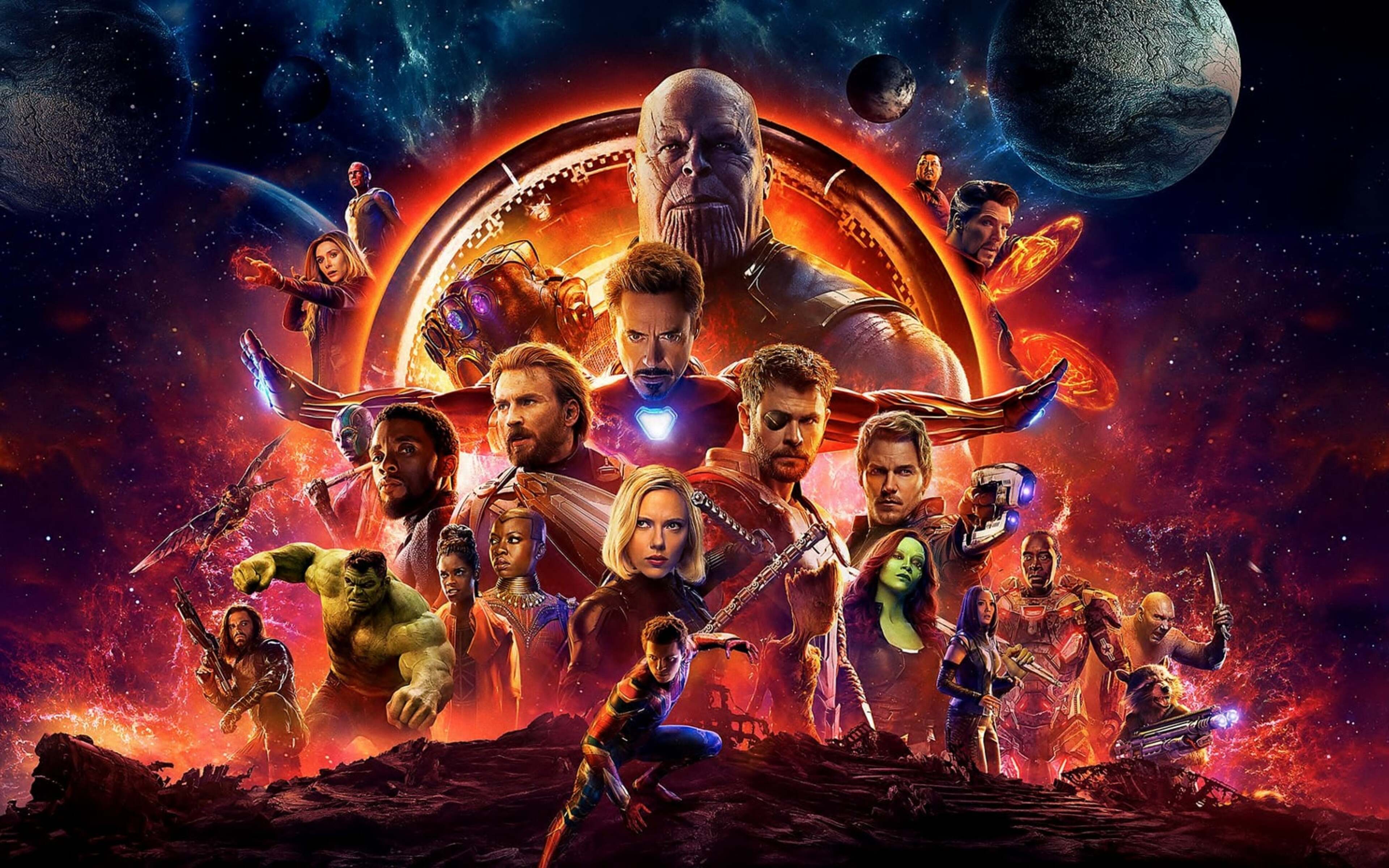 Avengers Infinity War Official Poster 2018 In 3840x2400 Resolution. 