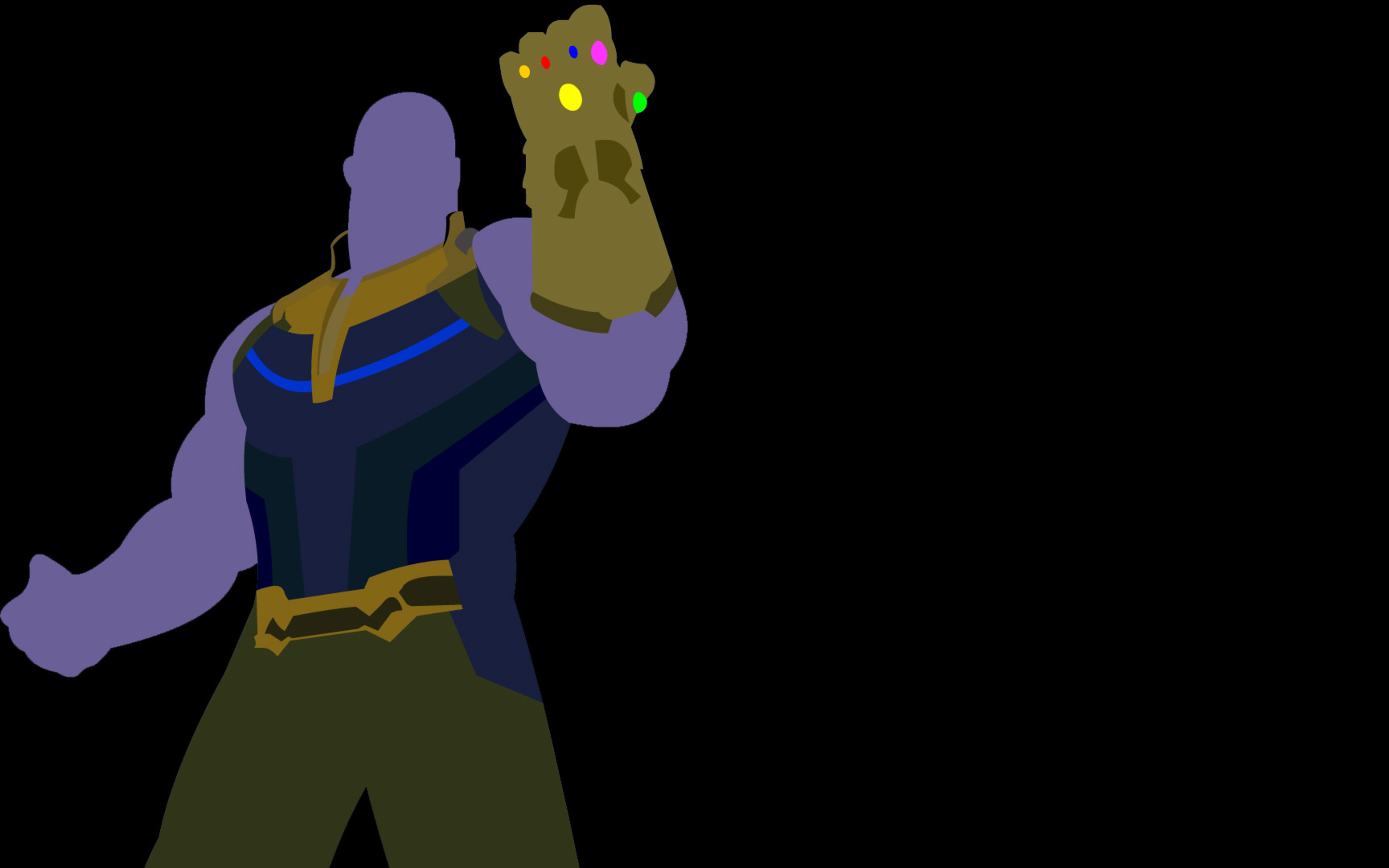 3840x2400 Avengers Infinity War Thanos Gauntlet Minimalism 4k HD 4k  Wallpapers, Images, Backgrounds, Photos and Pictures