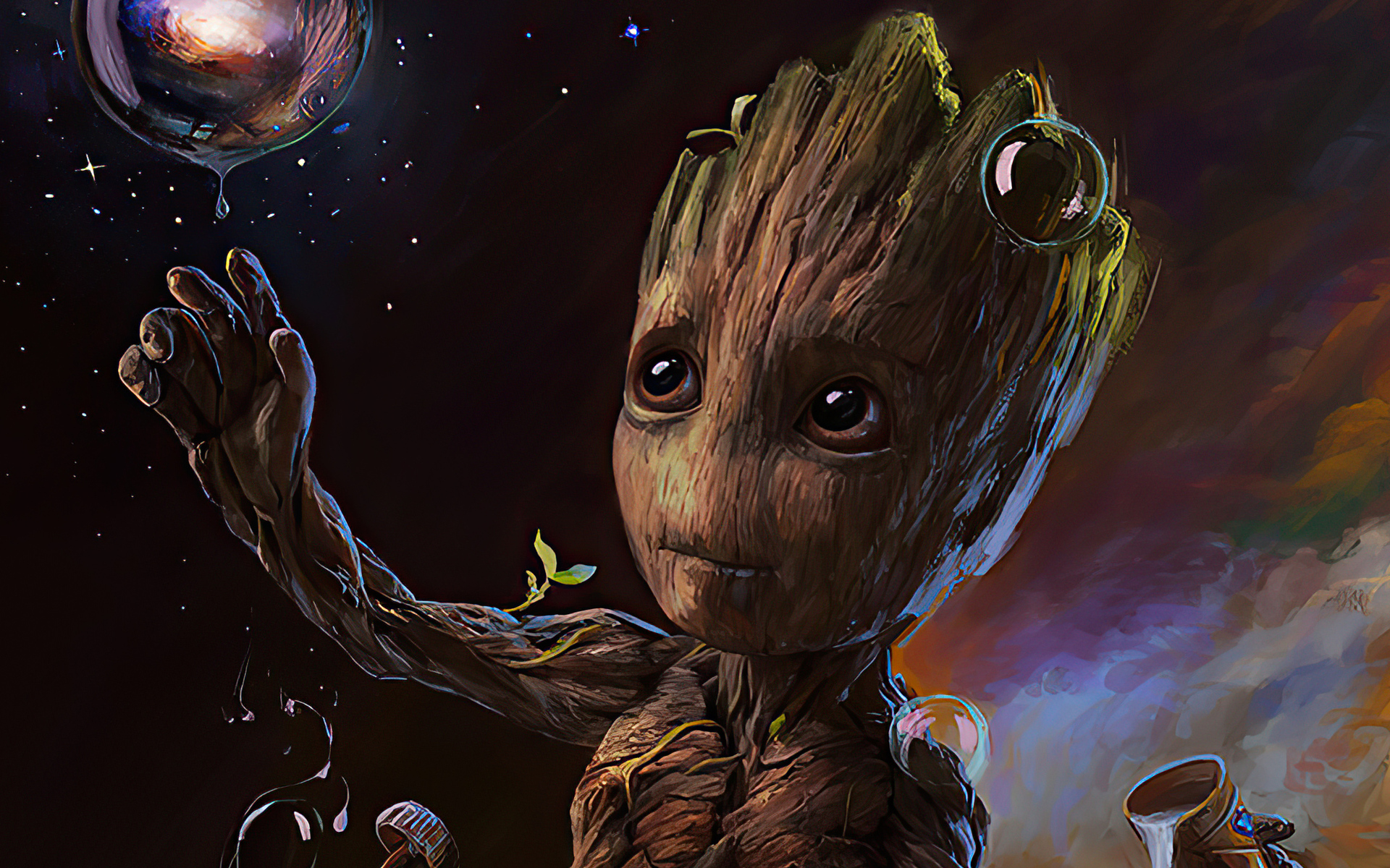1920x1200 Baby Groot 2020 Art 1080P Resolution HD 4k Wallpapers, Images