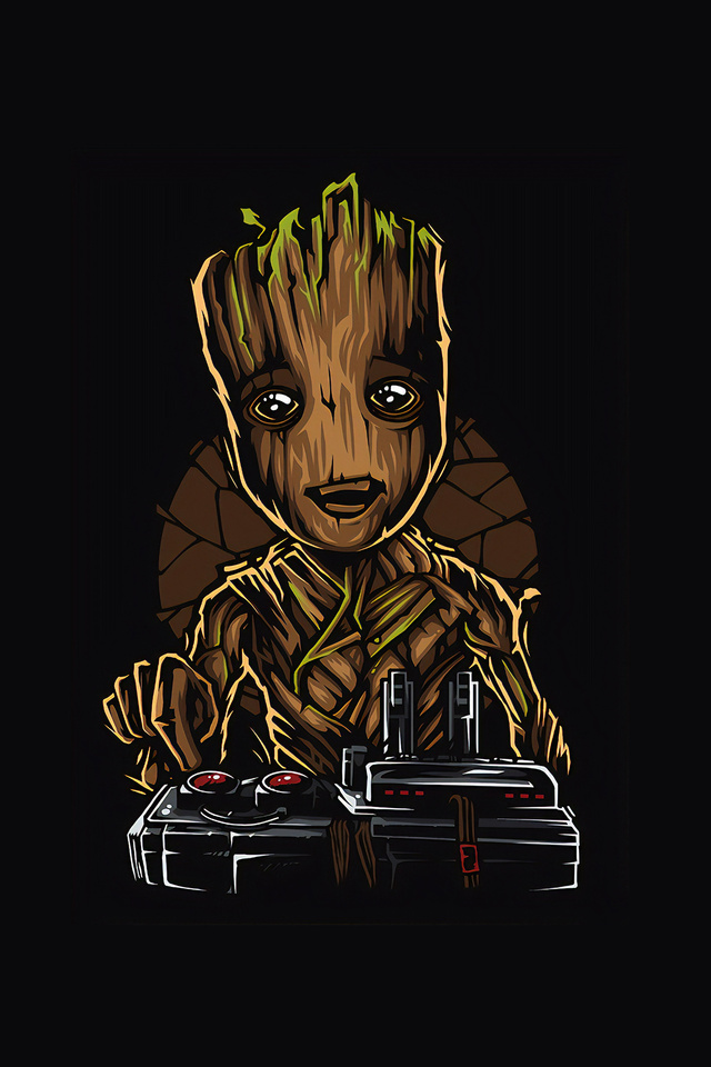 640x960 Baby Groot Facet Art iPhone 4, iPhone 4S HD 4k Wallpapers, Images,  Backgrounds, Photos and Pictures
