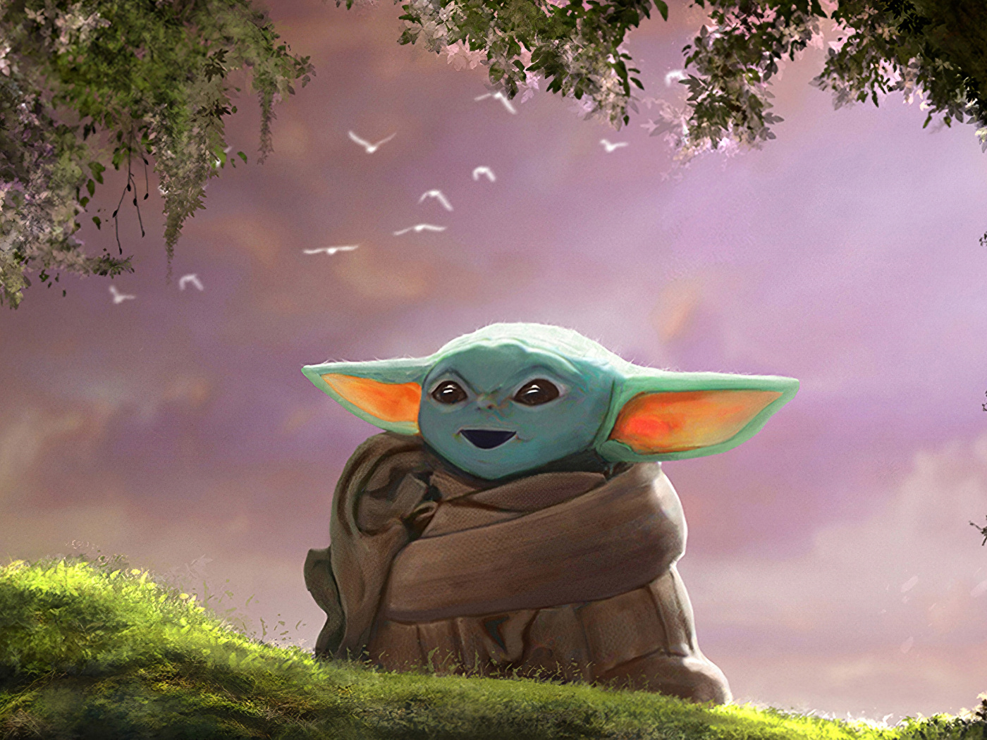 1400x1050 Baby Yoda Fanart 4k Wallpaper,1400x1050 Resolution HD 4k ...