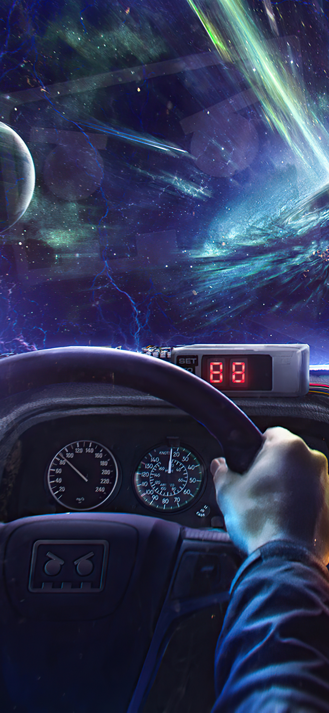 1125x2436 Back To The Future Delorean Interior Time Machine 5k Iphone  XS,Iphone 10,Iphone X HD 4k Wallpapers, Images, Backgrounds, Photos and  Pictures
