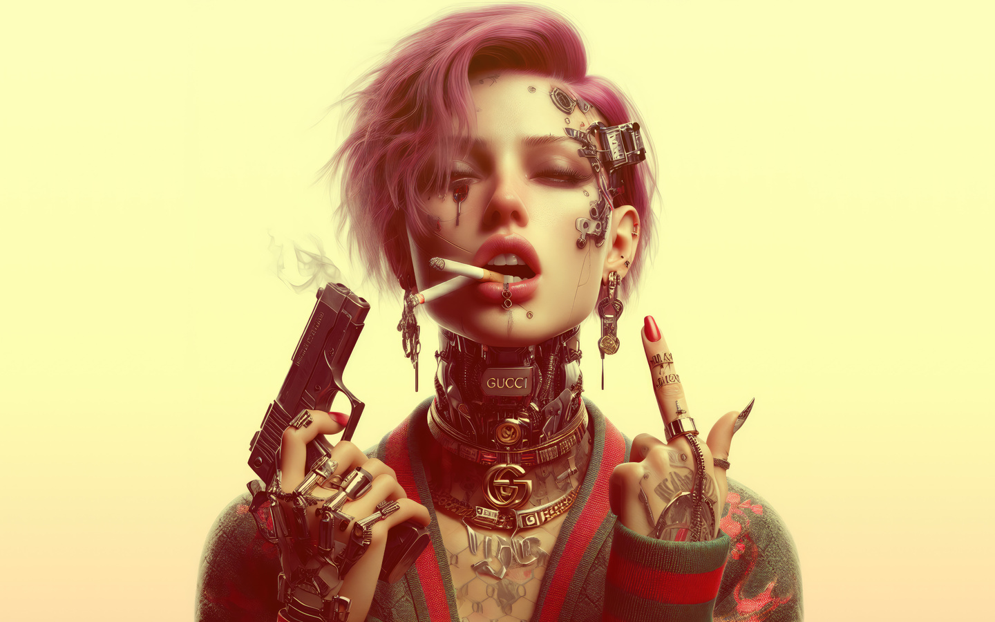 1440x900 Badass Cyberpunk Queen Wallpaper,1440x900 Resolution HD 4k ...