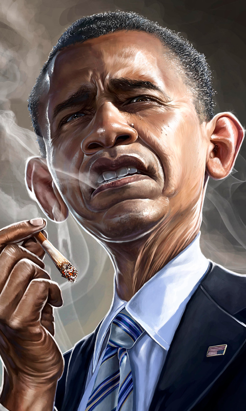 480x800 Barack Obama Smoking 5k Galaxy Note,HTC Desire,Nokia Lumia 520,625  Android HD 4k Wallpapers, Images, Backgrounds, Photos and Pictures