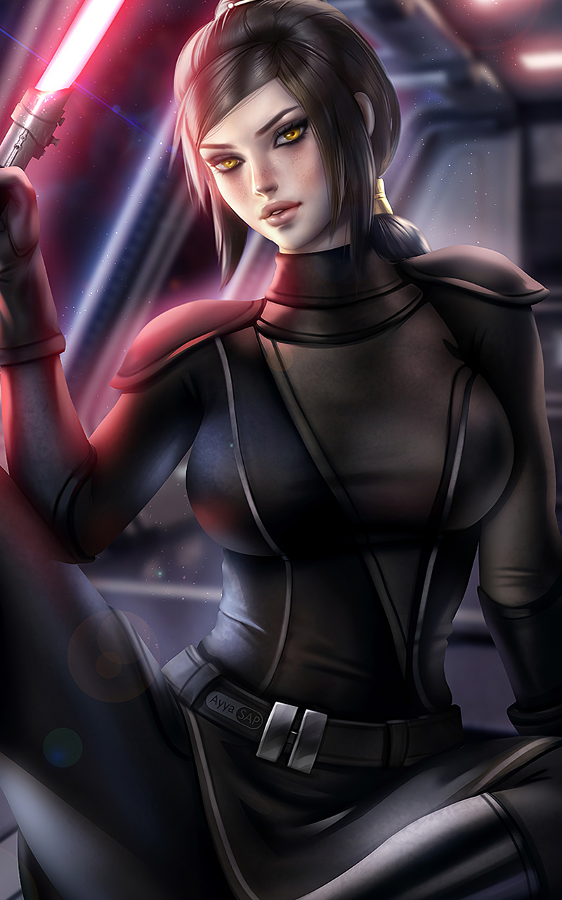 800x1280 Bastila Shan Fallen Star Wars Galaxy Of Heroes Nexus 7,Samsung ...