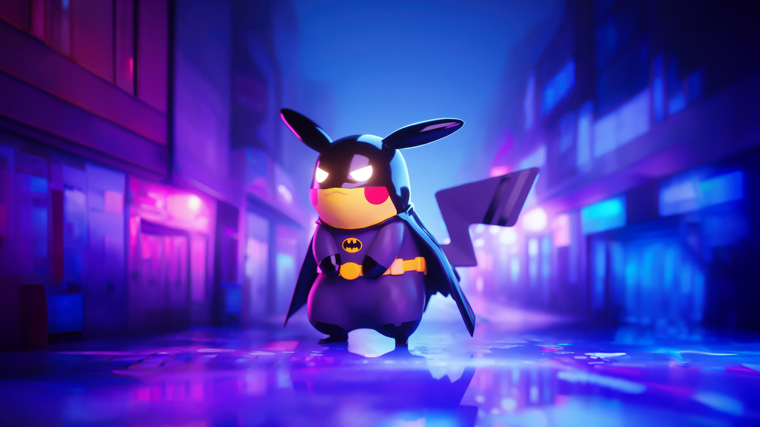 2560x1440 Bat Pikachu 1440p Resolution Hd 4k Wallpapers Images Backgrounds Photos And Pictures