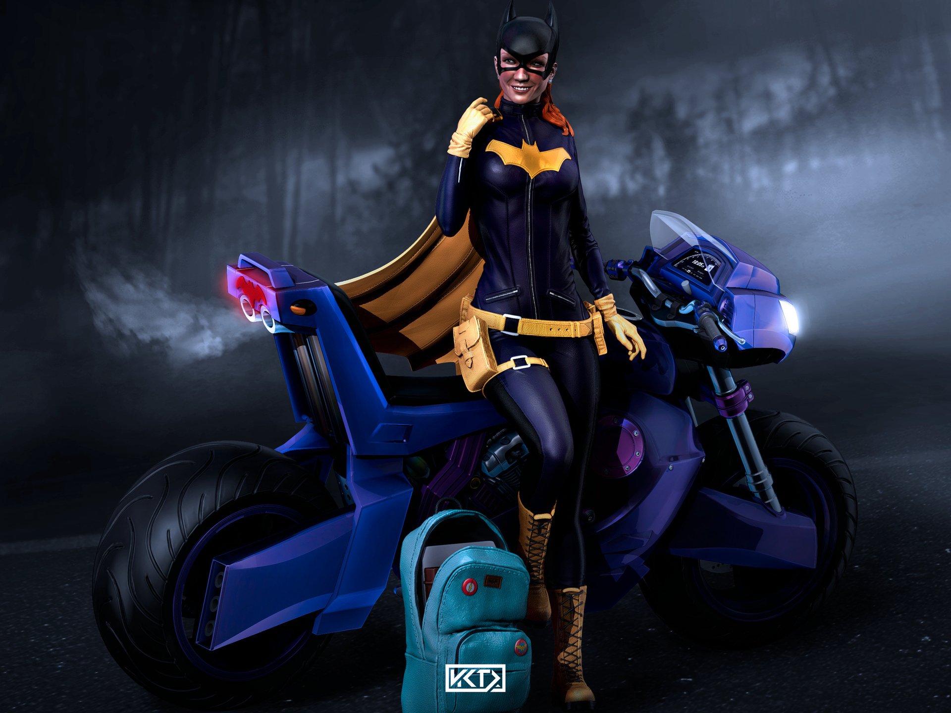 1920x1440 Batgirl Bike 4k 1920x1440 Resolution HD 4k Wallpapers, Images ...