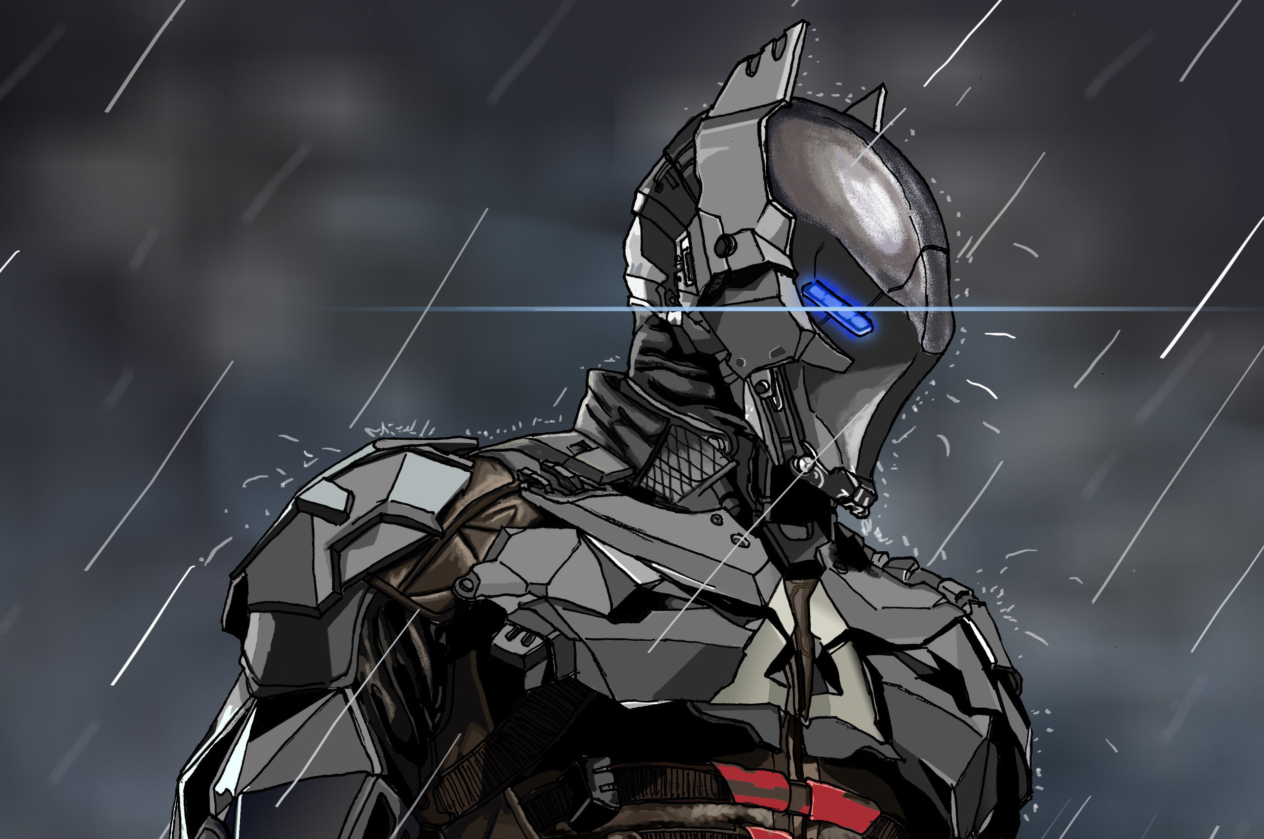 Batman Arkham Knight Digital Art In 2560x1700 Resolution. batman-arkham-kni...