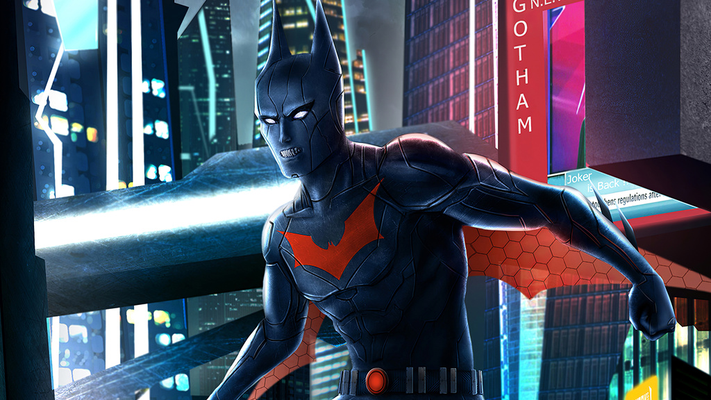 1024x576 Batman Beyond Artwork 4k 2020 1024x576 Resolution HD 4k ...