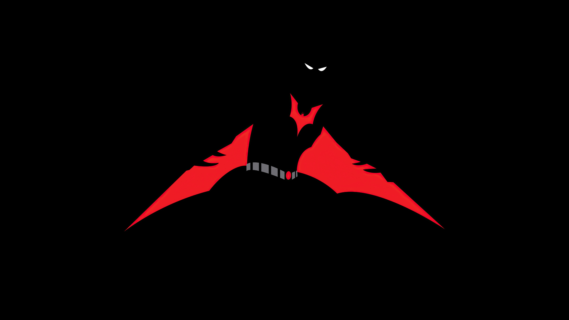 Batman Beyond Red Wings Minimal 8k - OpenDesktop.org