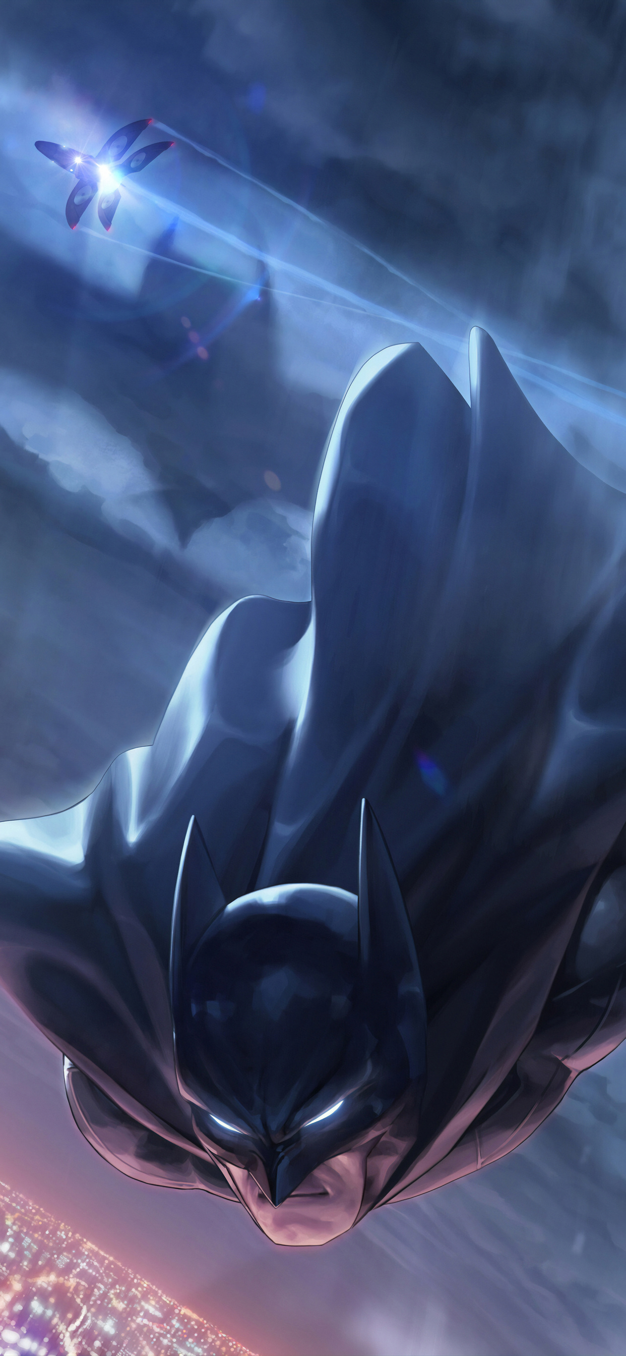 1242x2688 Batman Face Closeup Iphone XS MAX HD 4k Wallpapers, Images