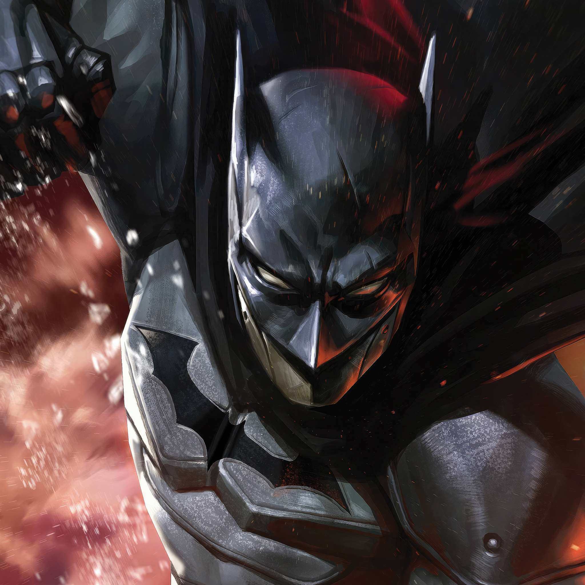 2048x2048 Batman Fight Mode 5k Ipad Air ,hd 4k Wallpapers,images 