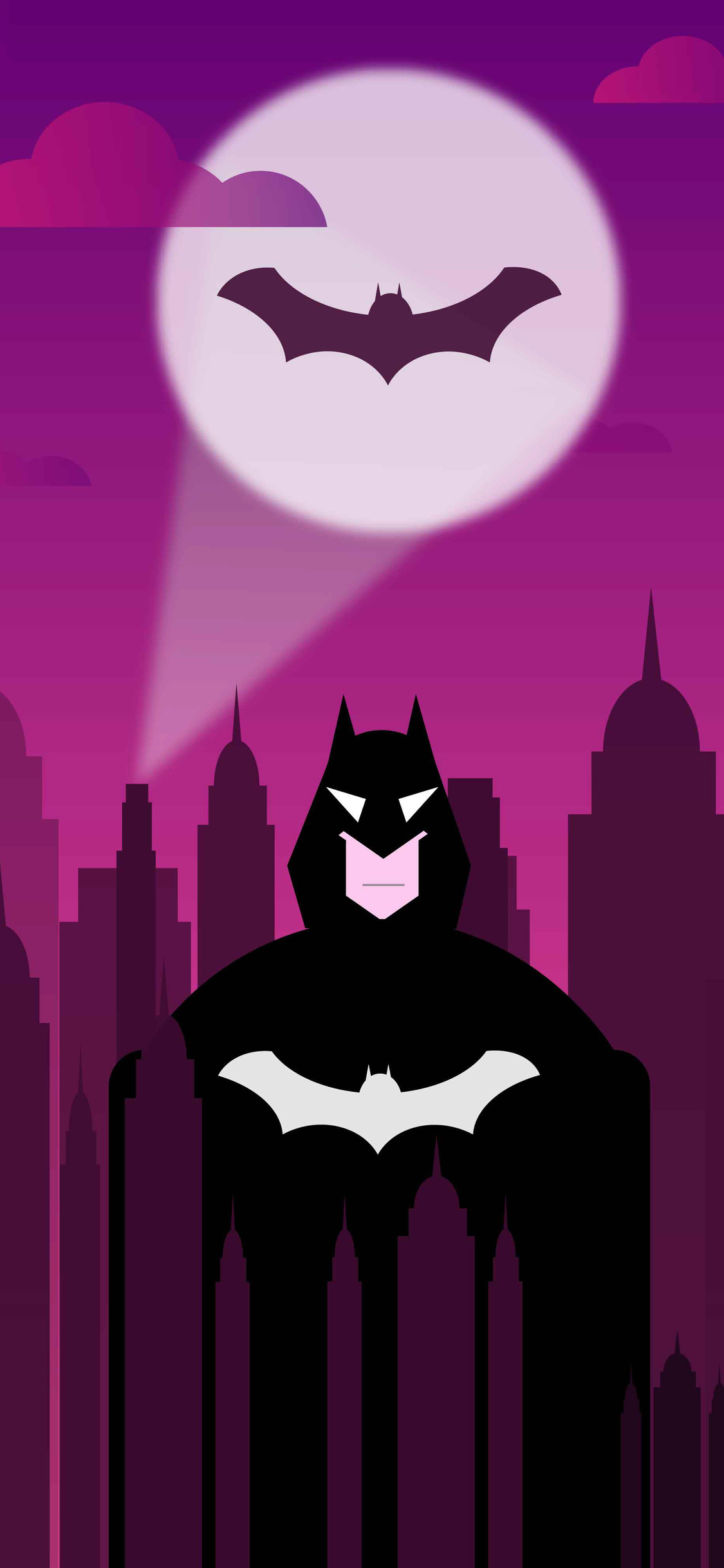 1125x2436 Neon Gotham Batman 4k Iphone XS,Iphone 10,Iphone X ,HD 4k  Wallpapers,Images,Backgrounds,Photos and Pictures