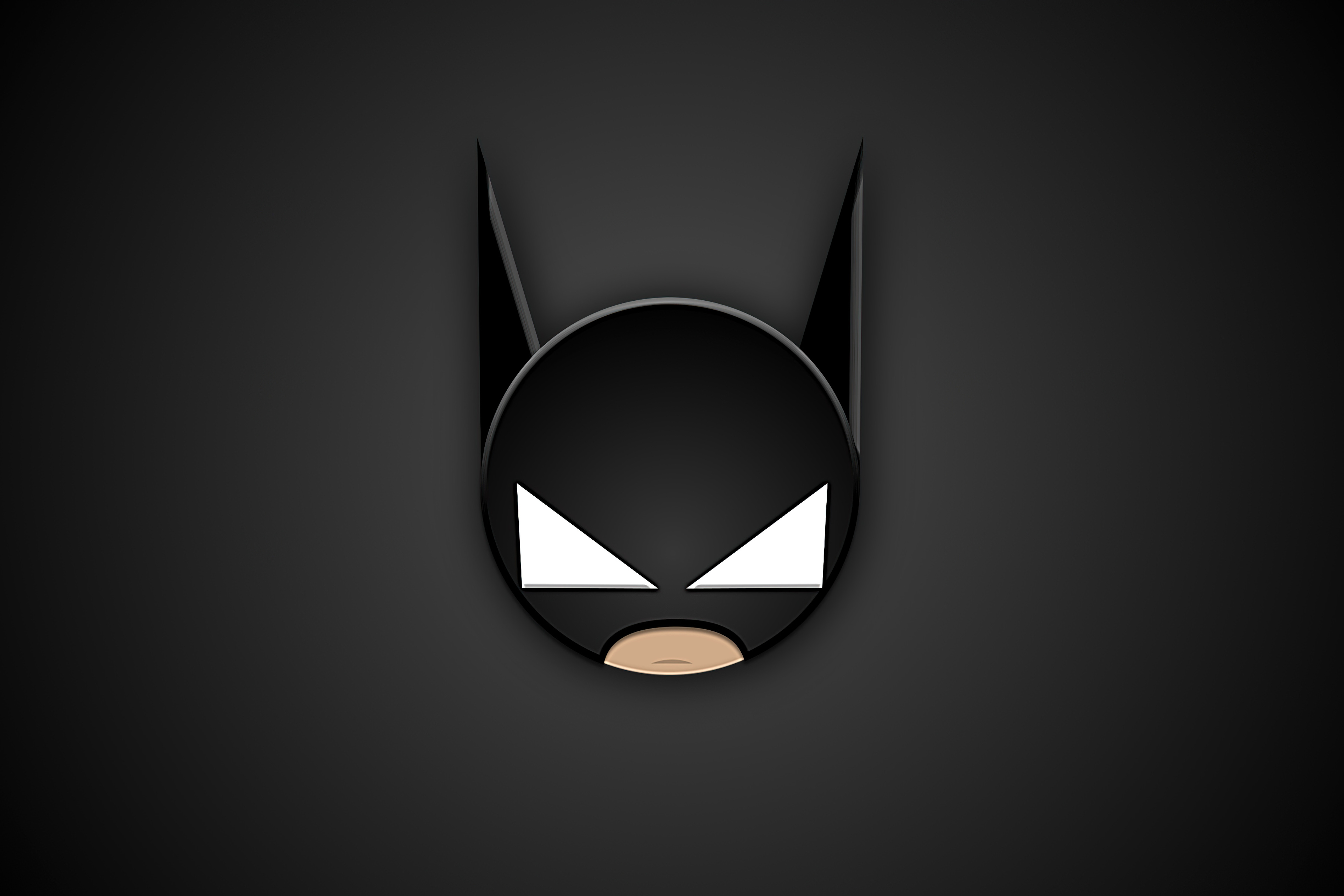 3840x2560 Batman Head Minimal 4k 3840x2560 Resolution HD 4k Wallpapers ...