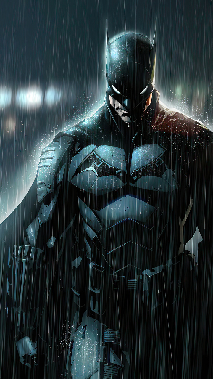 720x1280 Batman In Rain 4k Moto G,X Xperia Z1,Z3 Compact,Galaxy S3,Note ...