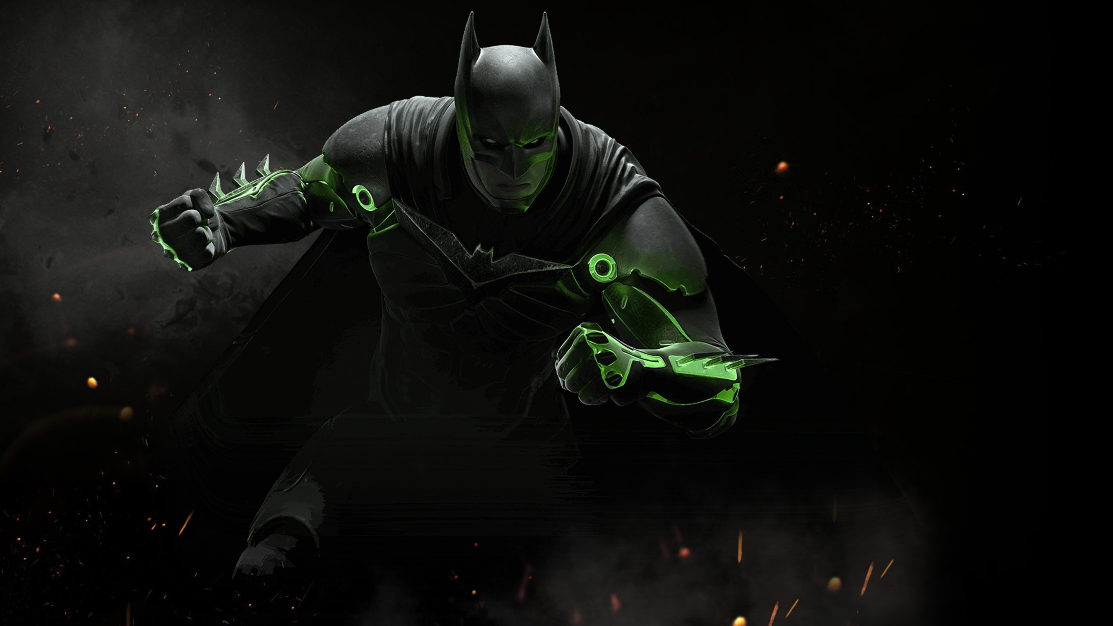 Игры с зеленым цветом. Инджастис 2. Injustice 2 Batman. Бэтмен Инджастис в игре.