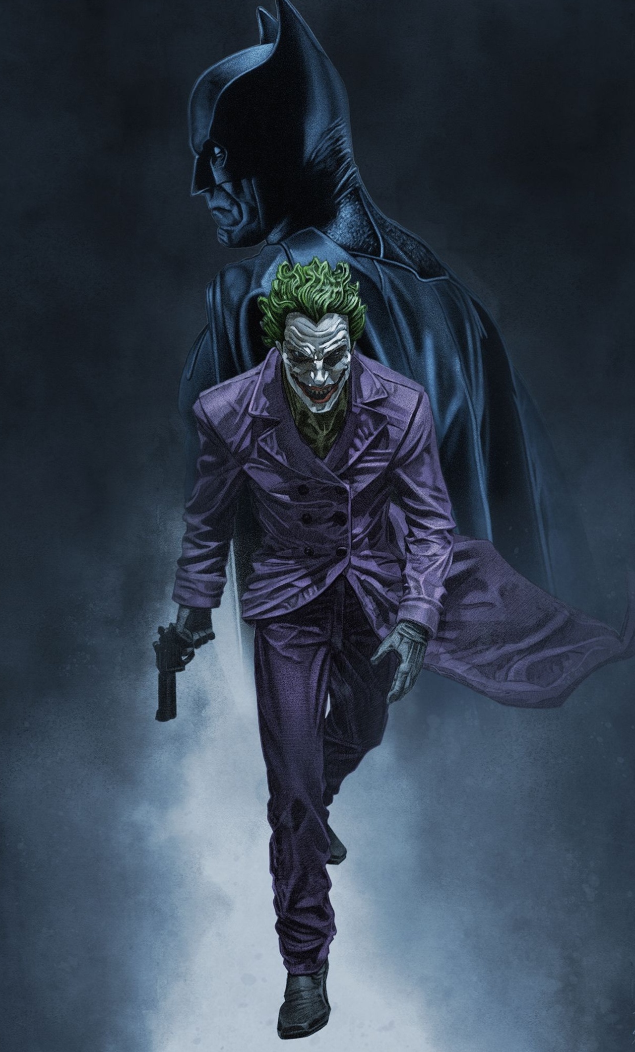 1280x2120 Batman Joker Away iPhone 6+ HD 4k Wallpapers, Images, Backgrounds,  Photos and Pictures