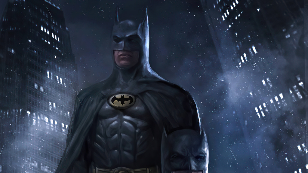 1024x576 Batman Michael Keaton Artwork 1024x576 Resolution HD 4k ...