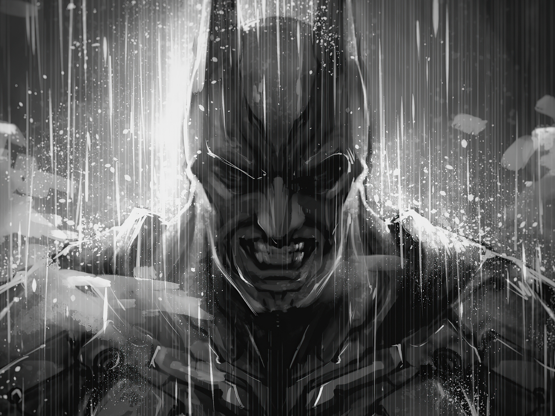 1920x1440 Batman Monochrome Artwork 1920x1440 Resolution HD 4k ...