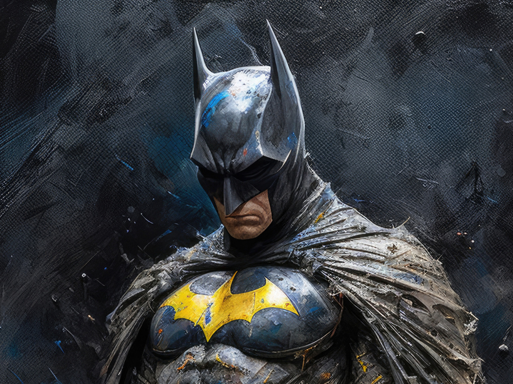 1024x768 Batman Oil Painting Wallpaper,1024x768 Resolution HD 4k ...