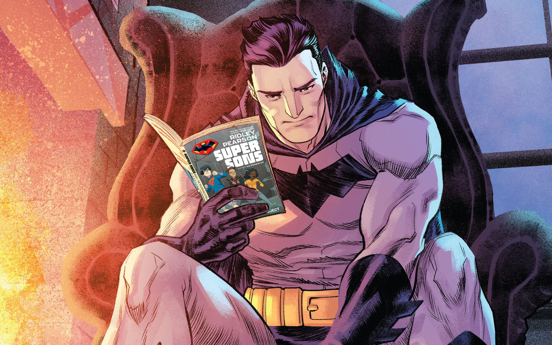 1920x1200 Batman Reading Book 1080P Resolution ,HD 4k Wallpapers,Images