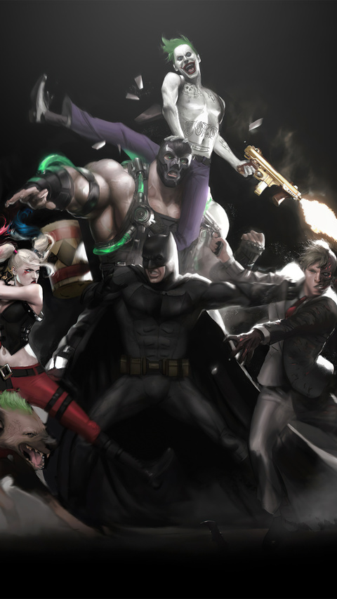 480x854 Batman Rogues 4k Android One HD 4k Wallpapers, Images ...