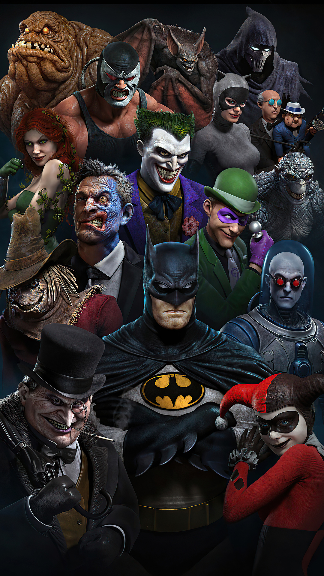 1080x1920 Batman The Animated Series Superheroes 4k Iphone 7,6s,6 Plus, Pixel xl ,One Plus 3,3t ...