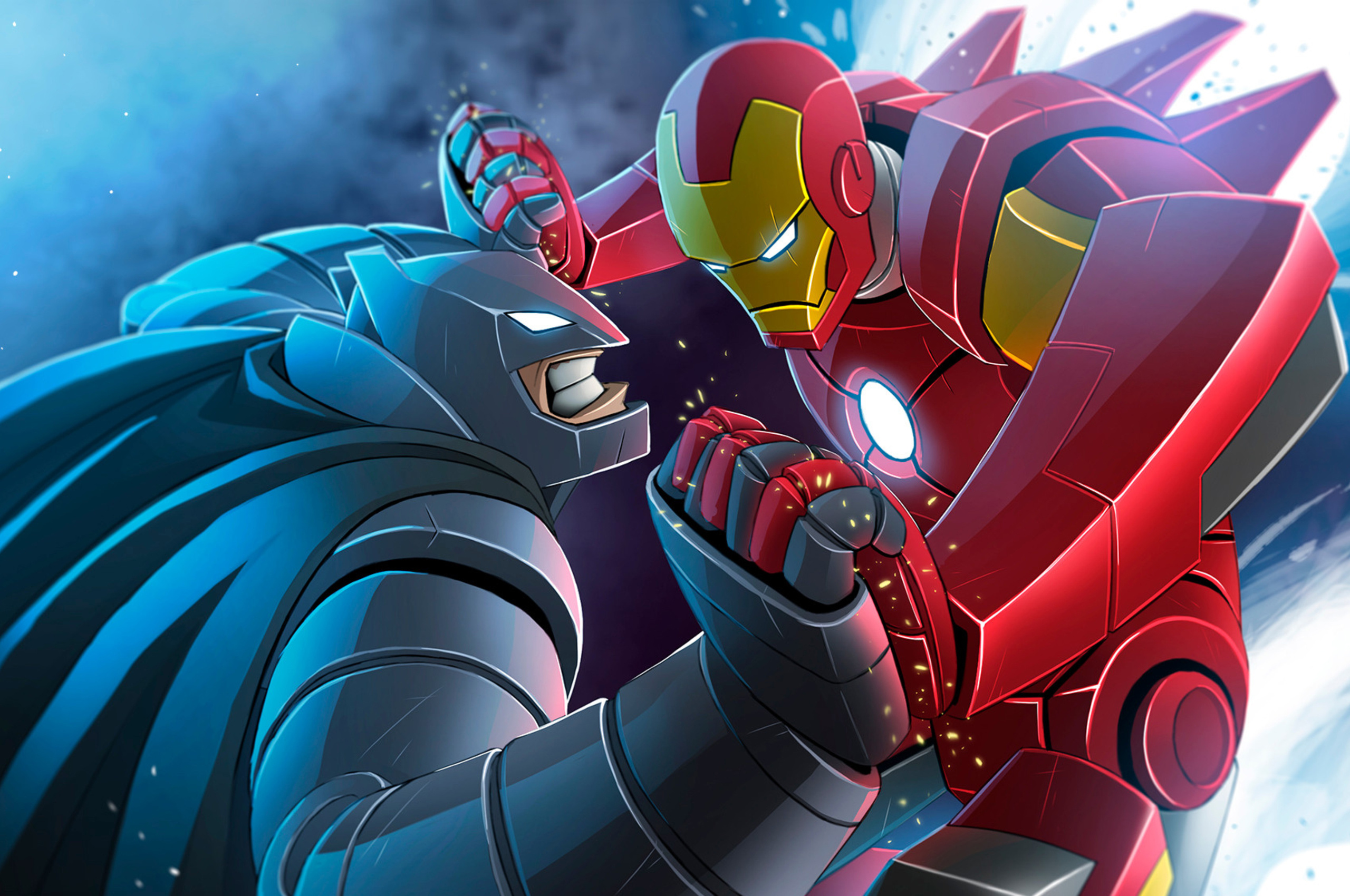 2560x1700 Batman Vs Iron Man 4k Chromebook Pixel ,HD 4k Wallpapers ...