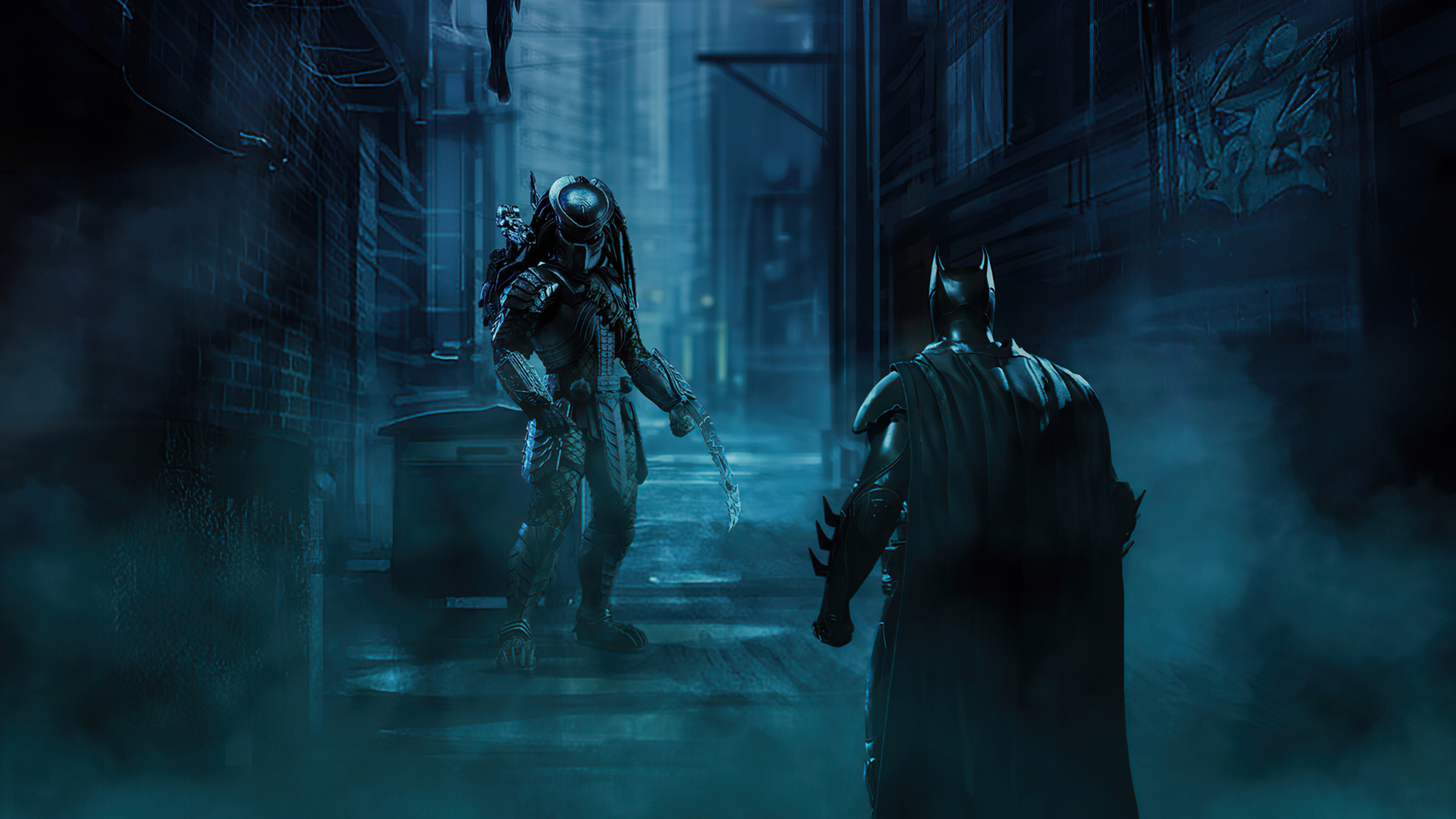 3840x2160 Batman Vs Predator Artwork 4k HD 4k Wallpapers, Images