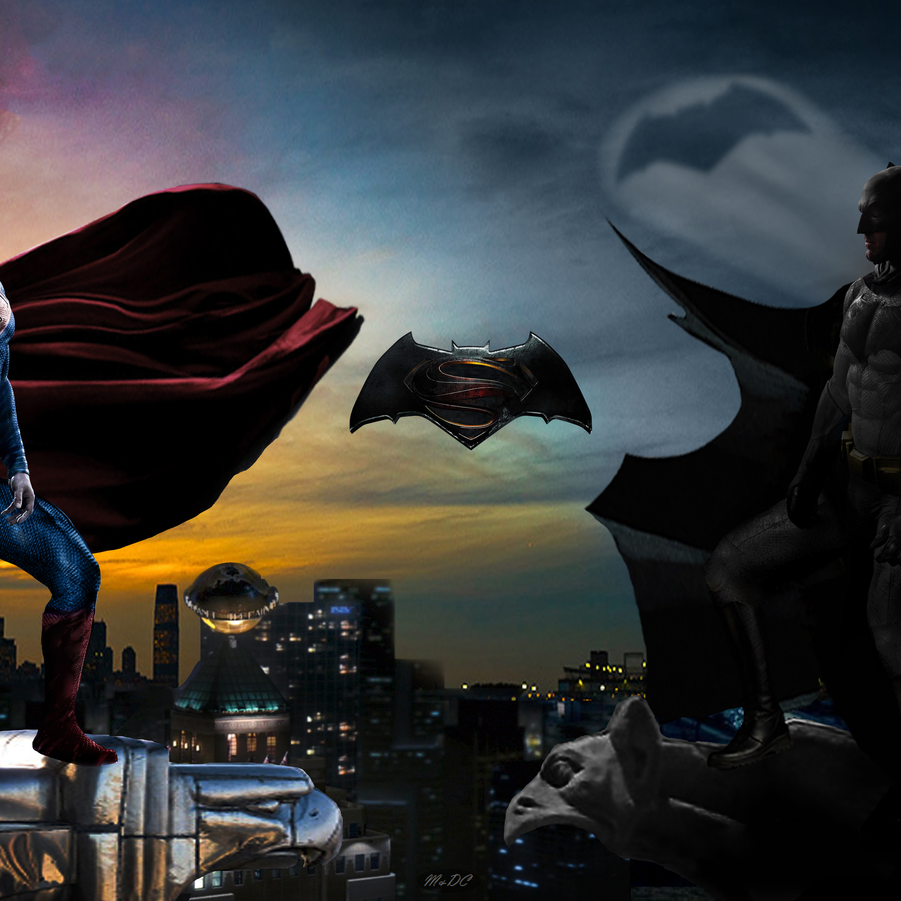 Batman Vs Superman 5k Fan Made In 2932x2932 Resolution. batman-vs-superman-...