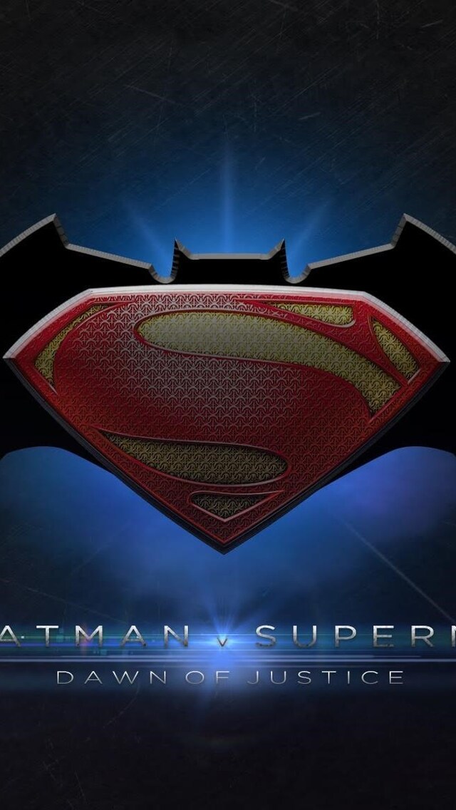 640x1136 Batman Vs Superman Logo Iphone 5 5c 5s Se Ipod Touch Hd