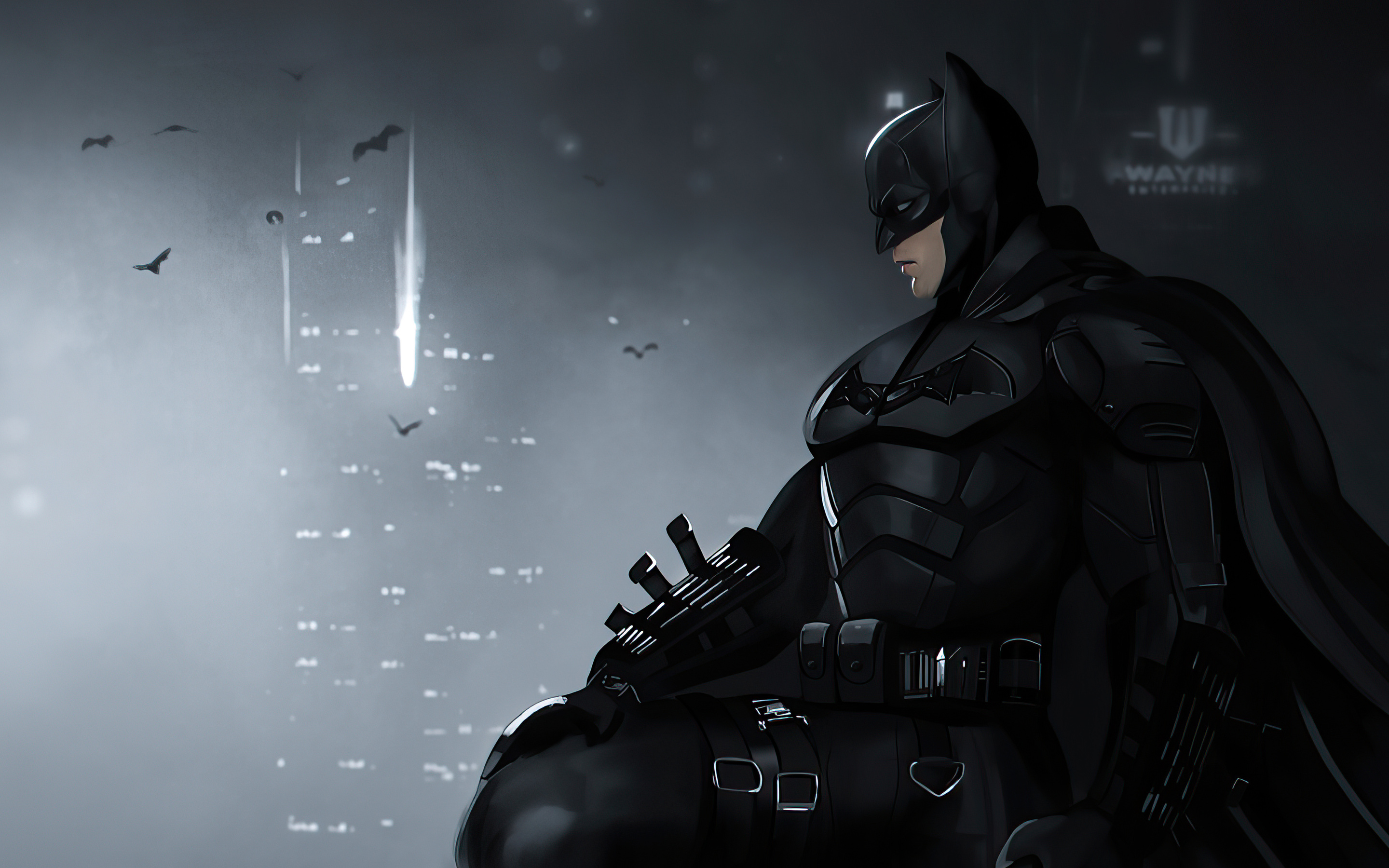 2880x1800 Batman Wayne Enterprises 4k Macbook Pro Retina HD 4k ...