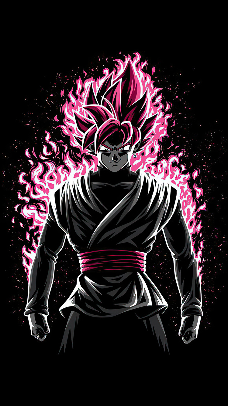 750x1334 Battle Fire Black Rose Dragon Ball Z 4k iPhone 6, iPhone 6S,  iPhone 7 HD 4k Wallpapers, Images, Backgrounds, Photos and Pictures