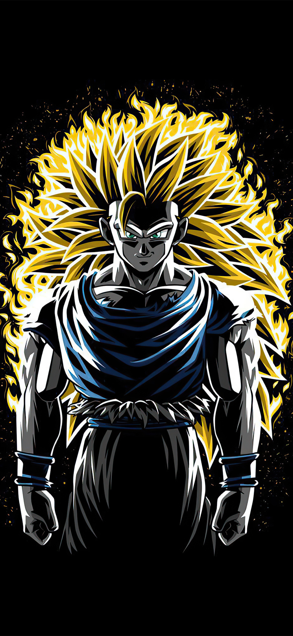 1125x2436 Battle Fire Super Saiyan 3 Goku Dragon Ball Z Iphone XS,Iphone  10,Iphone X HD 4k Wallpapers, Images, Backgrounds, Photos and Pictures
