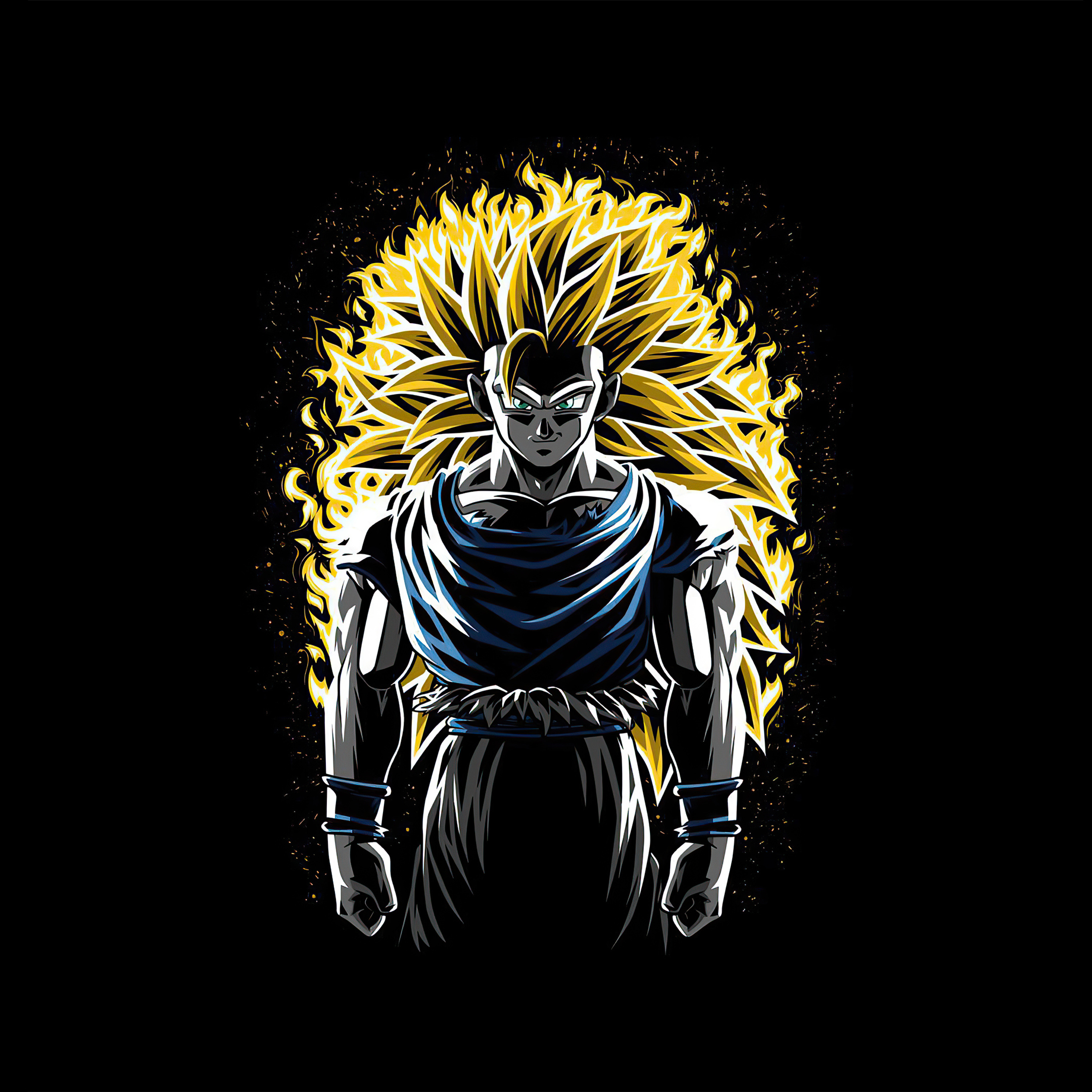 2932x2932 Dragon Ball Super Super Saiyan Goku Ipad Pro Retina