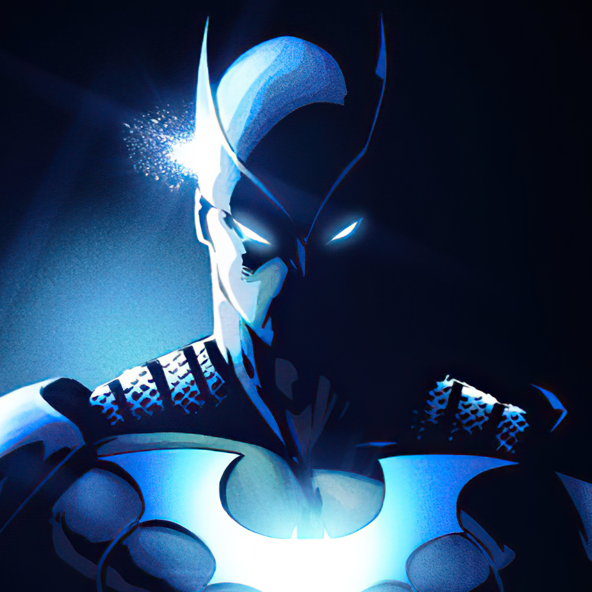 2048x2048 Batwing Blue Colour Art 4k Ipad Air ,HD 4k Wallpapers,Images