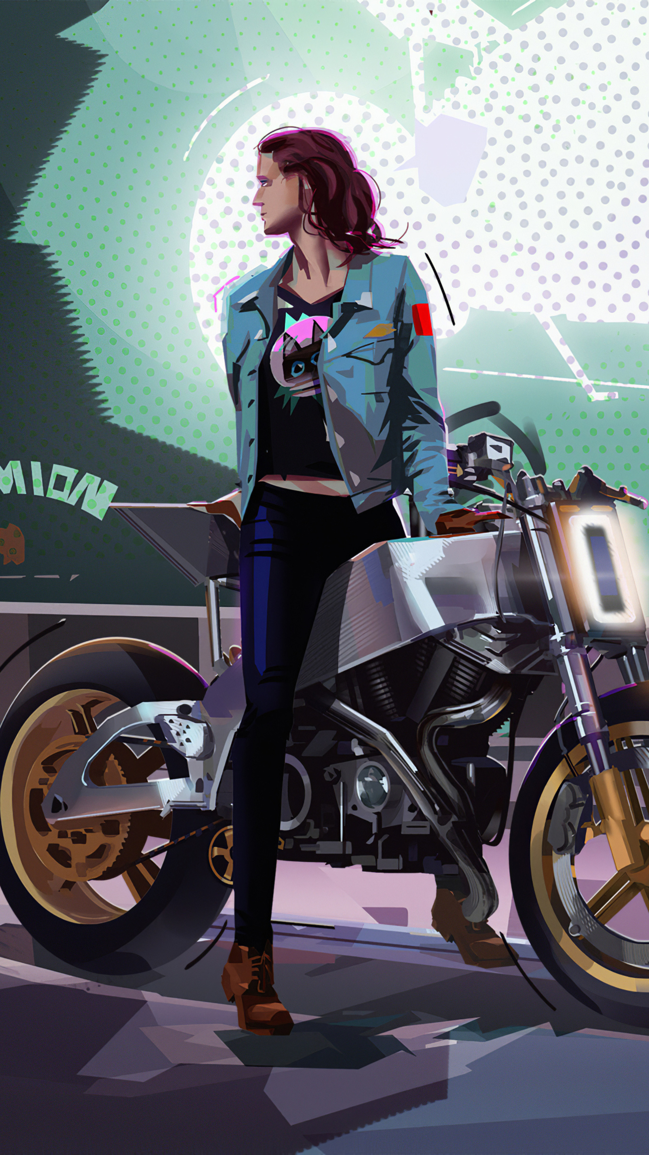2160x3840 Bike Rider Girl 4k Sony Xperia X,XZ,Z5 Premium HD 4k Wallpapers,  Images, Backgrounds, Photos and Pictures