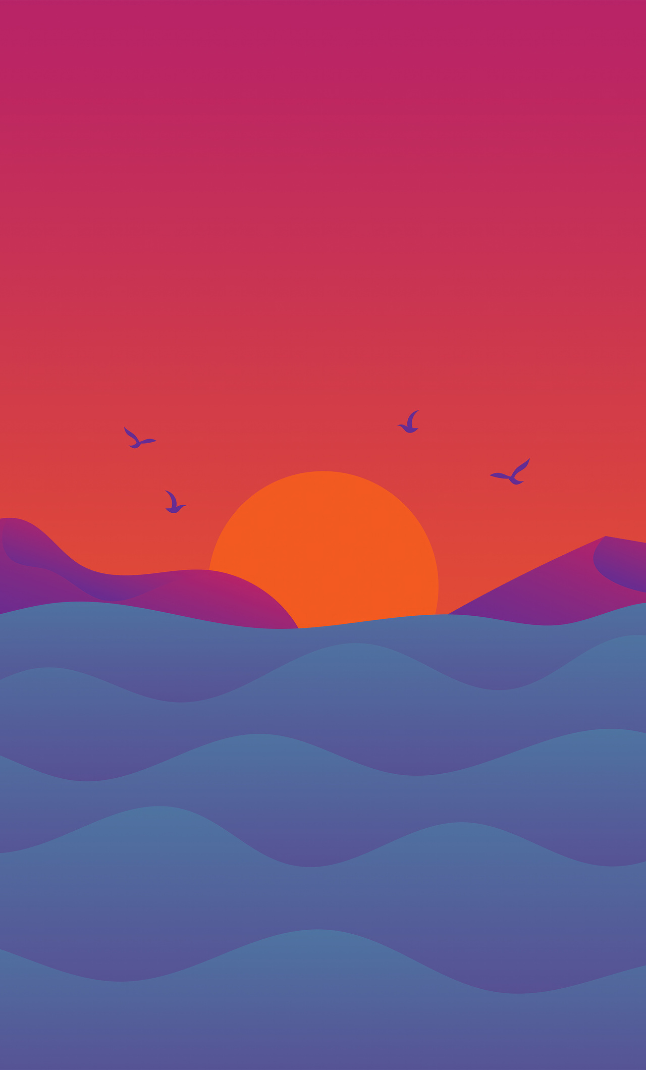 1280x2120 Birds Sunset Landscape Minimal 5k iPhone 6+ ,HD 4k Wallpapers ...