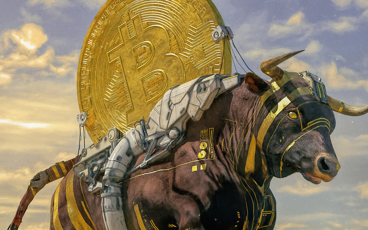 1280x800 Bitcoin Bull 4k 720P HD 4k Wallpapers, Images, Backgrounds