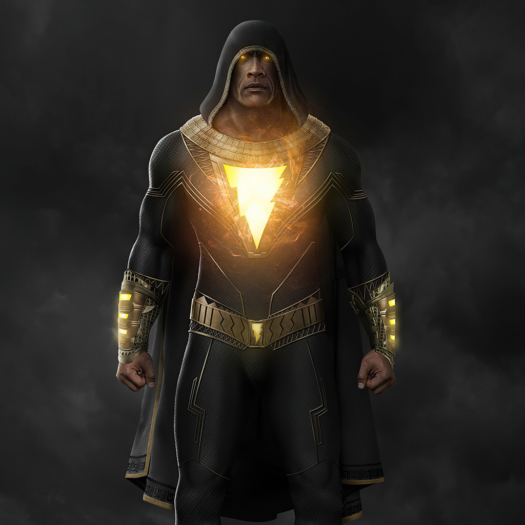 1024x1024 Black Adam Suit Concept Art 4k 1024x1024 Resolution HD 4k ...